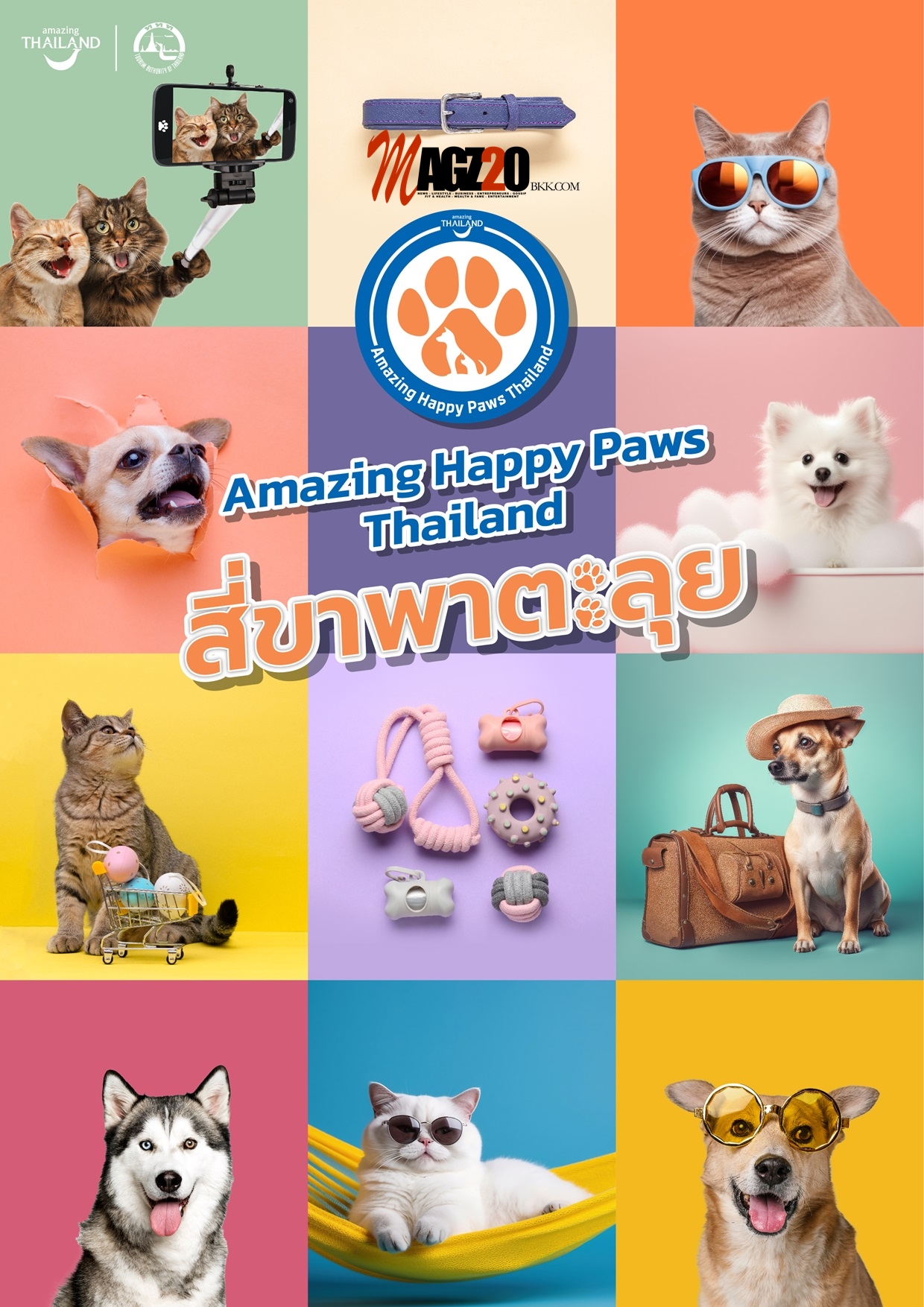 ททท. รุกต่อยอดโครงการ Amazing Happy Paws Thailand ผนึกกำลังพันธมิตร ยกระดับสินค้าและบริการท่องเที่ยวที่เป็นมิตรกับสัตว์เลี้ยง