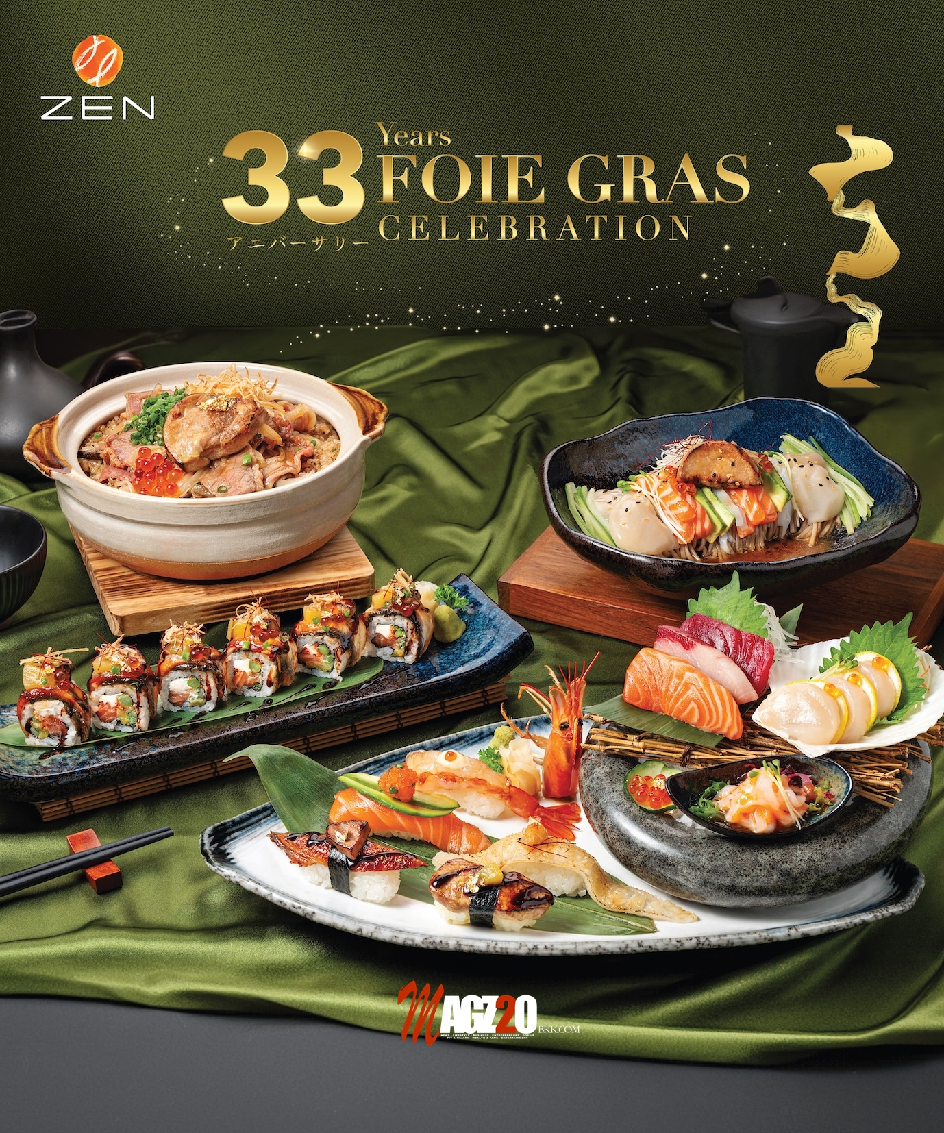 ZEN ฉลอง “33 YEAR FOIE GRAS CELEBRATION” เปิดตัวเมนู “ฟัวกราส์”