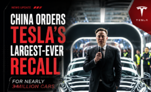 China Orders Tesla’s Biggest-Ever Recall as Nearly 3 Million Vehicles Face Safety Fix
