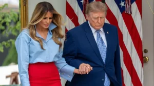 Ex-Trump Aide Claims Melania Only Shows Up at Events for The Don When She’s ‘Paid’ — After First Lady Went Unseen for a Month.